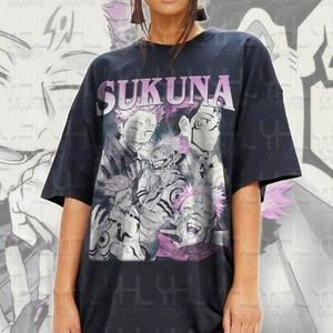 Sukuna Jujutsu Kaisen Ryo Sukuna Gojo Satoru Sukuna Jujutsu Unisex Tee
